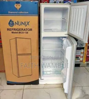 138 Litres Nunix Double Door Fridge /Double Door Fridge