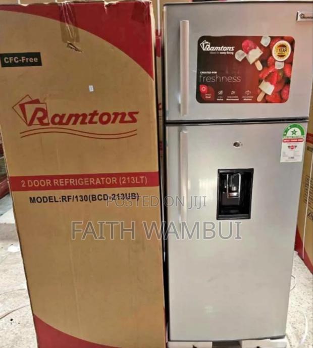 Ramtons 2 Doors Refrigerator/213 Litres Direct Cool Fridge
