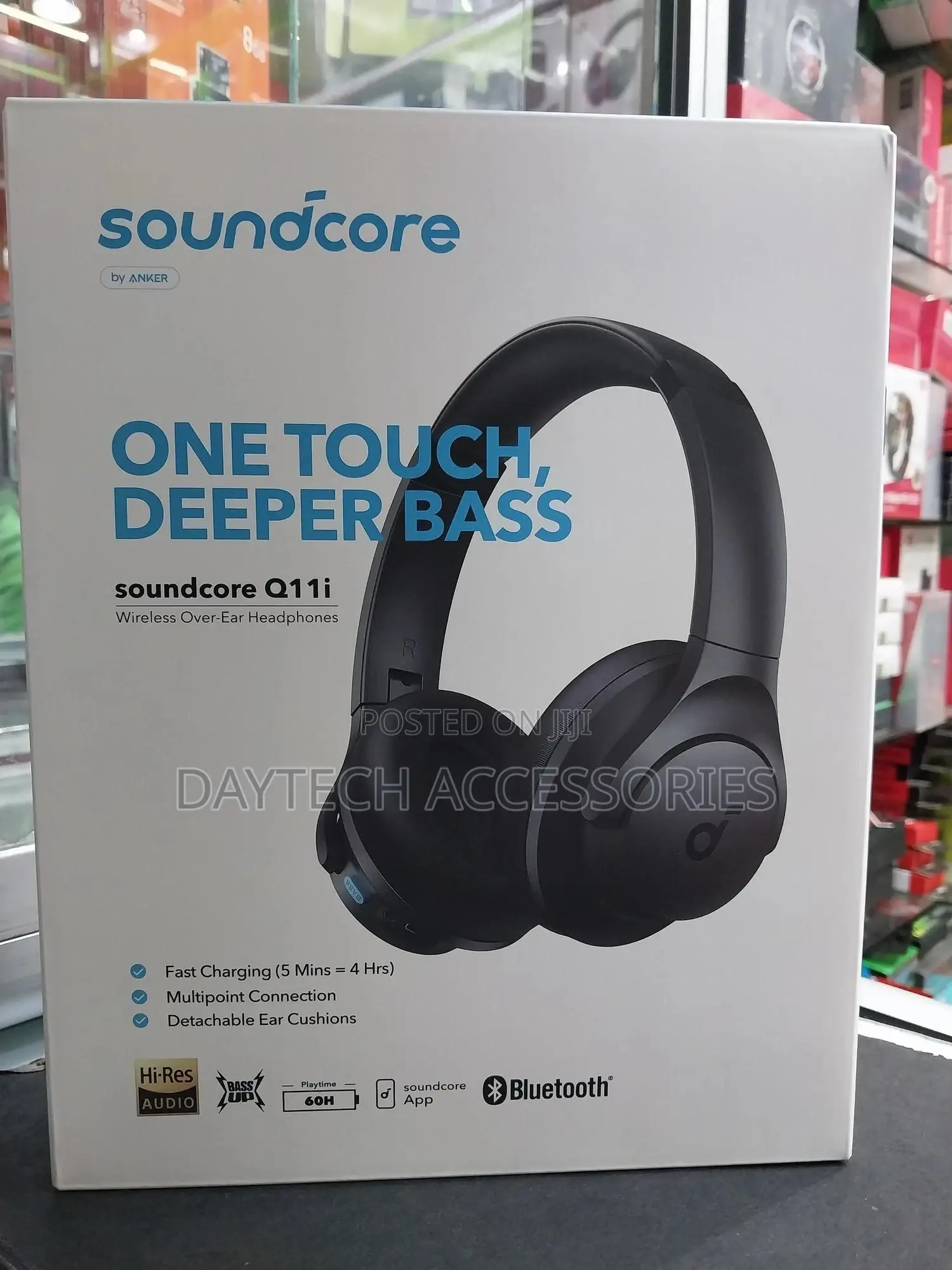 Anker Soundcore Q11i Wireless Over-Ear Headphones.