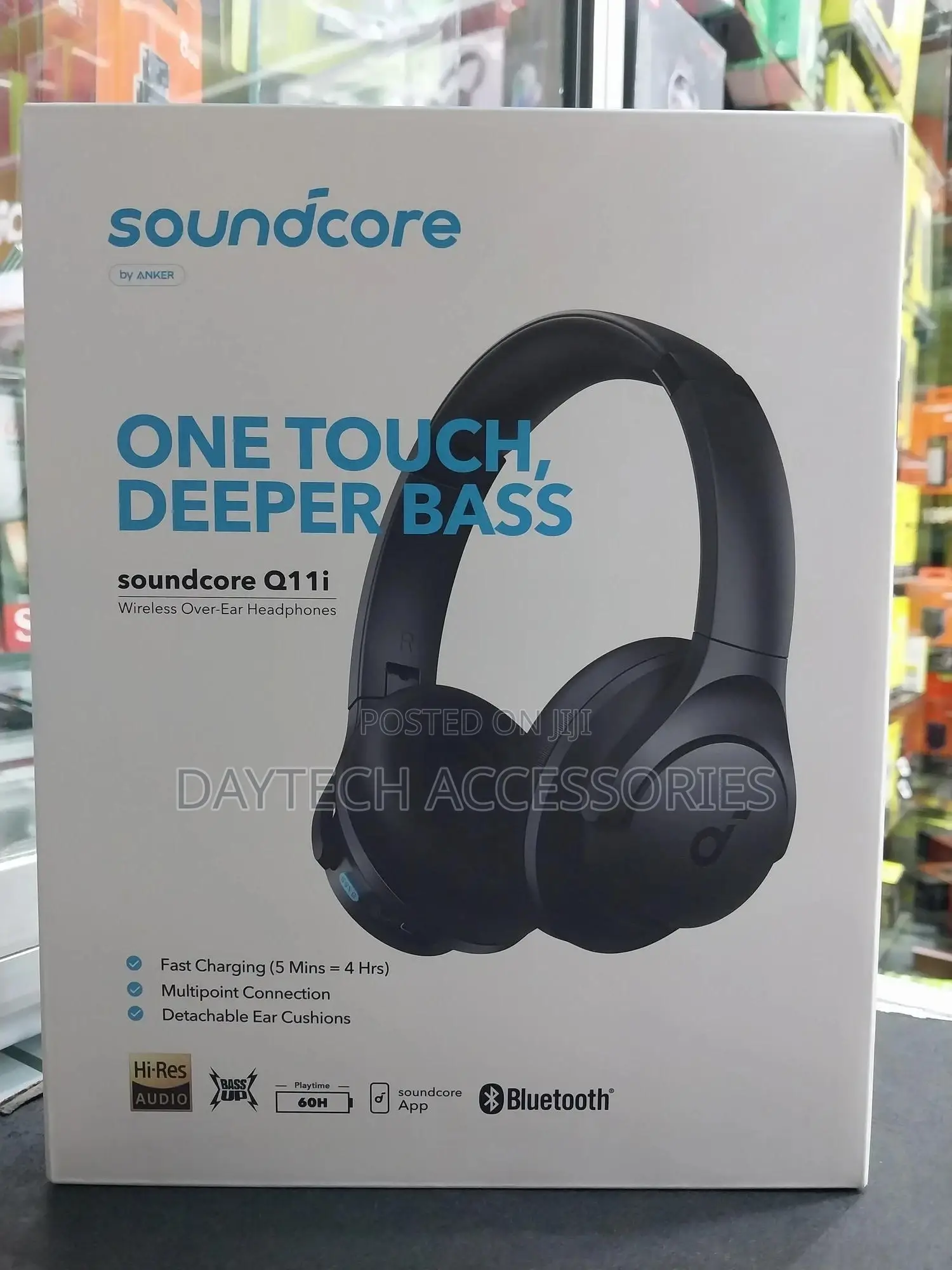 Anker Soundcore Q11i Wireless Over-Ear Headphones.