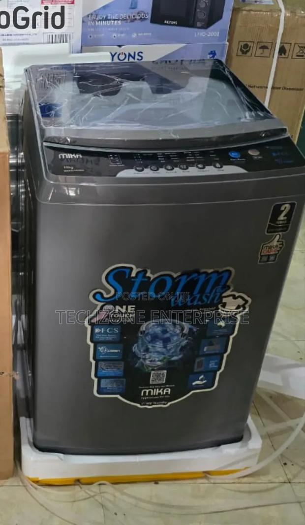 Mika Washing Machine, 10kgs Fully Automatic, Top Load - main view