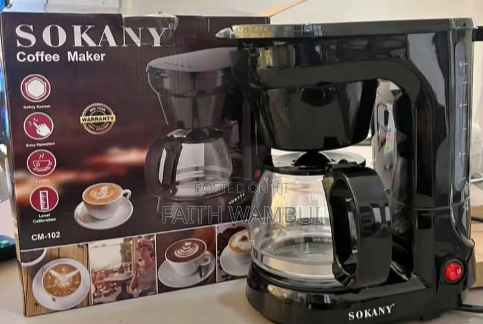 Electric Coffee Maker Machine/Coffee Maker Machine Sokany
