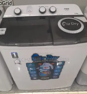 Mika 8kgs Twin Tub Washing Machine - White