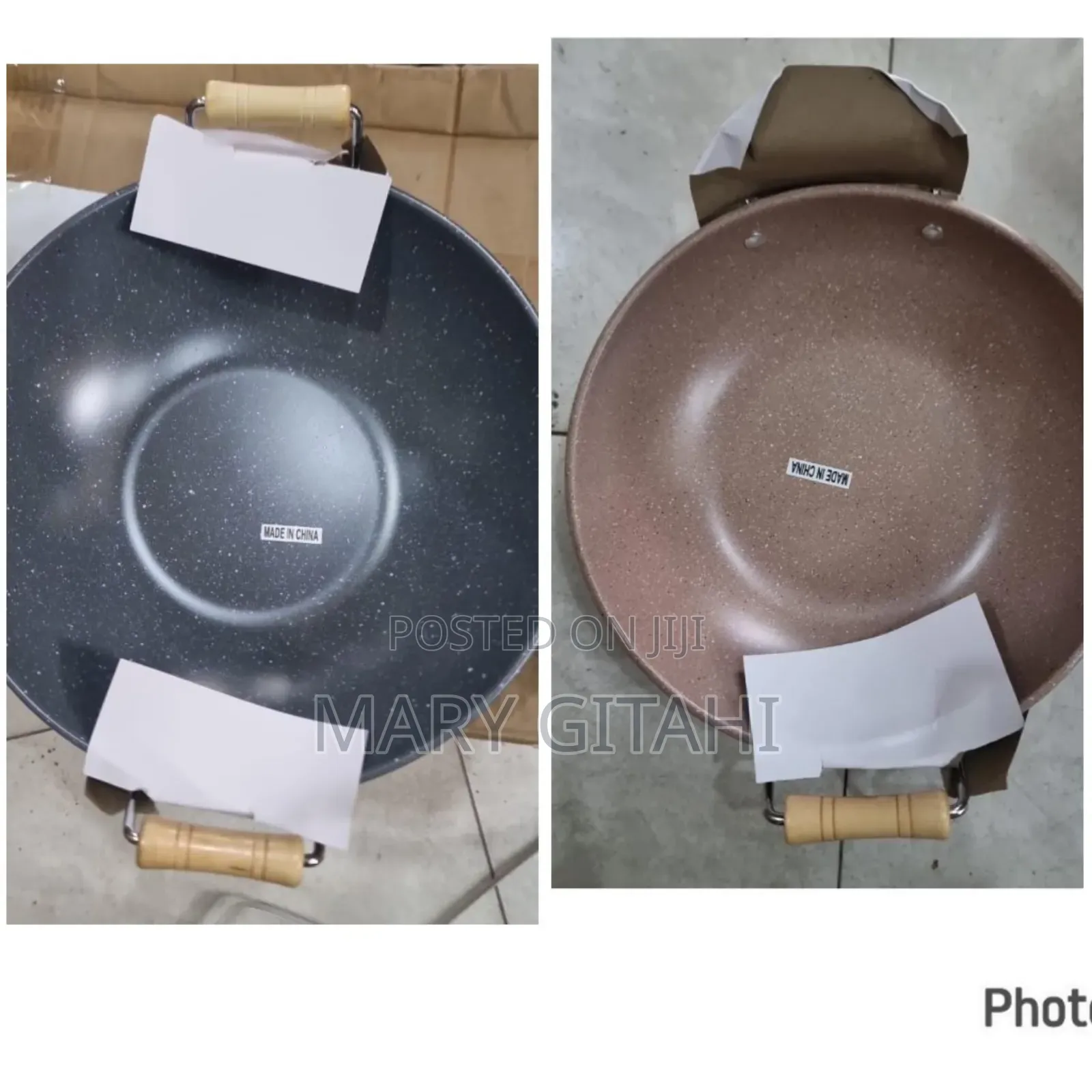 Handles Granite Nonstick Deep Pans35cm