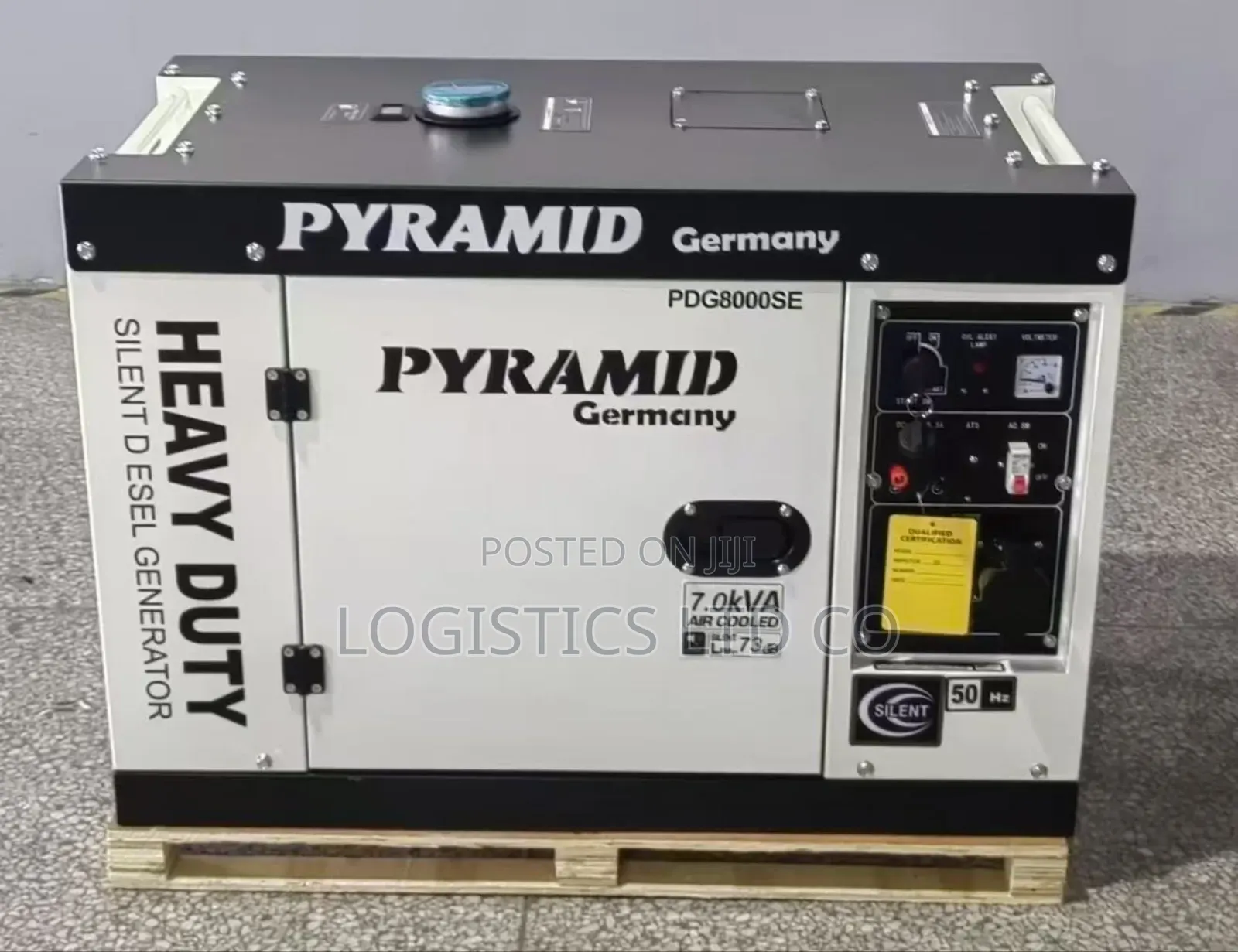Pyramid Germany Pdg8000se 8kva Heavy Duty Diesel Generator