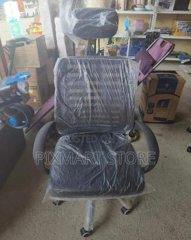 Office Chair With Headrest -Mesh Back - main view
