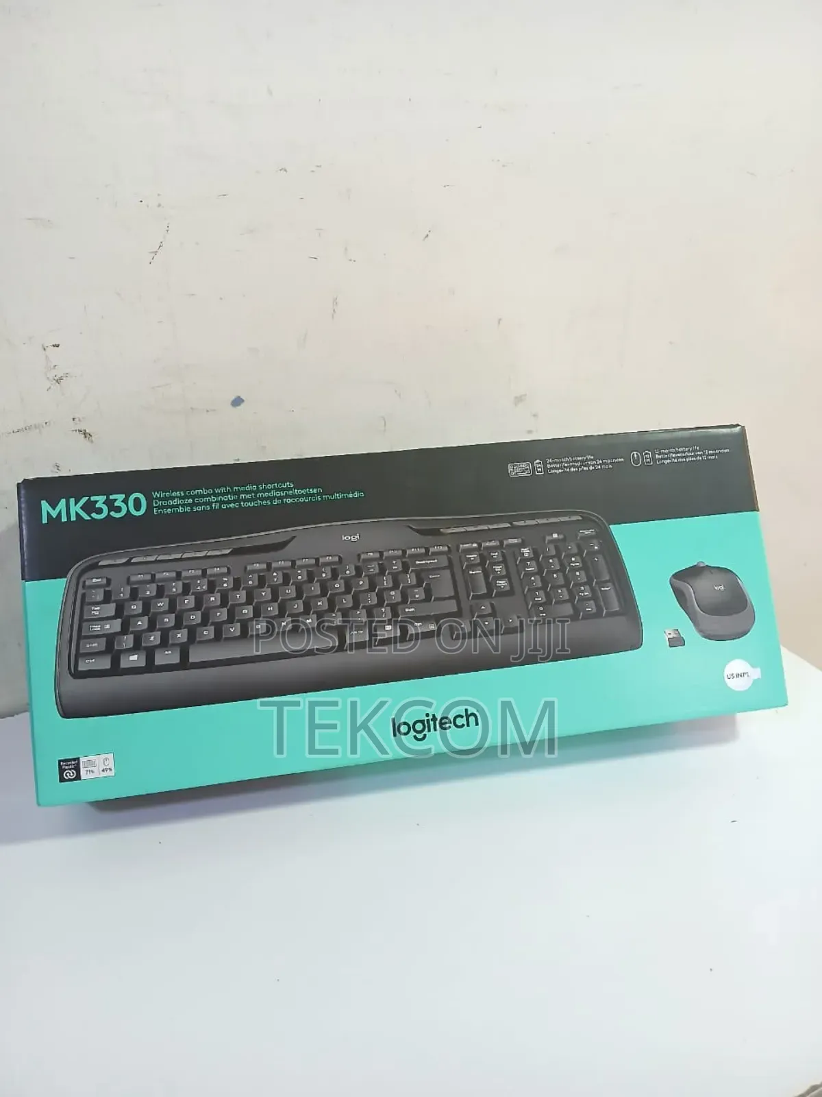 Logitech Wireless Keyboard Mouse Mk330 - 920-003989