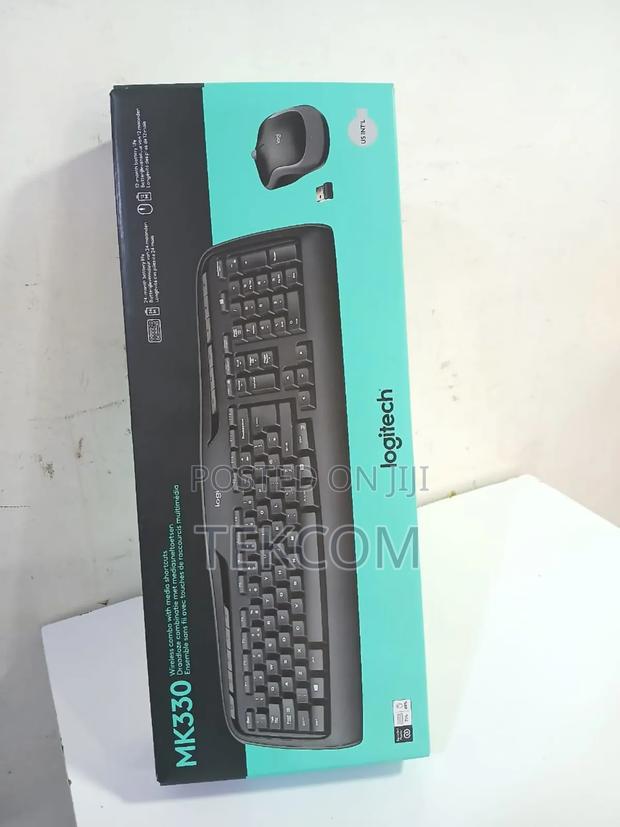 Logitech Wireless Keyboard Mouse Mk330 - thumbnail 2
