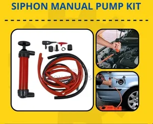Oil Siphon Pump Fuel Fluids Transfer Car Multi Use Bike Pump