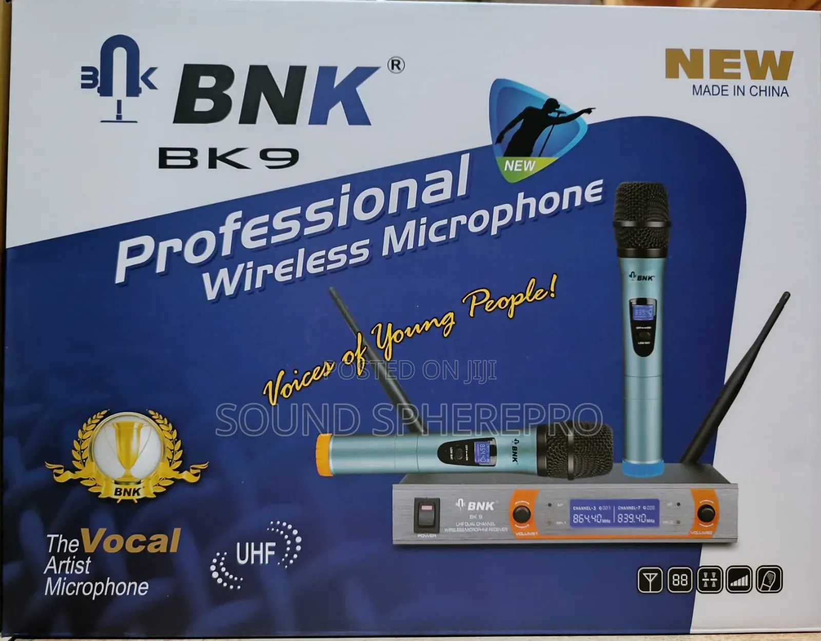 BNK Bk 9 2in1 Wireless Microphone
