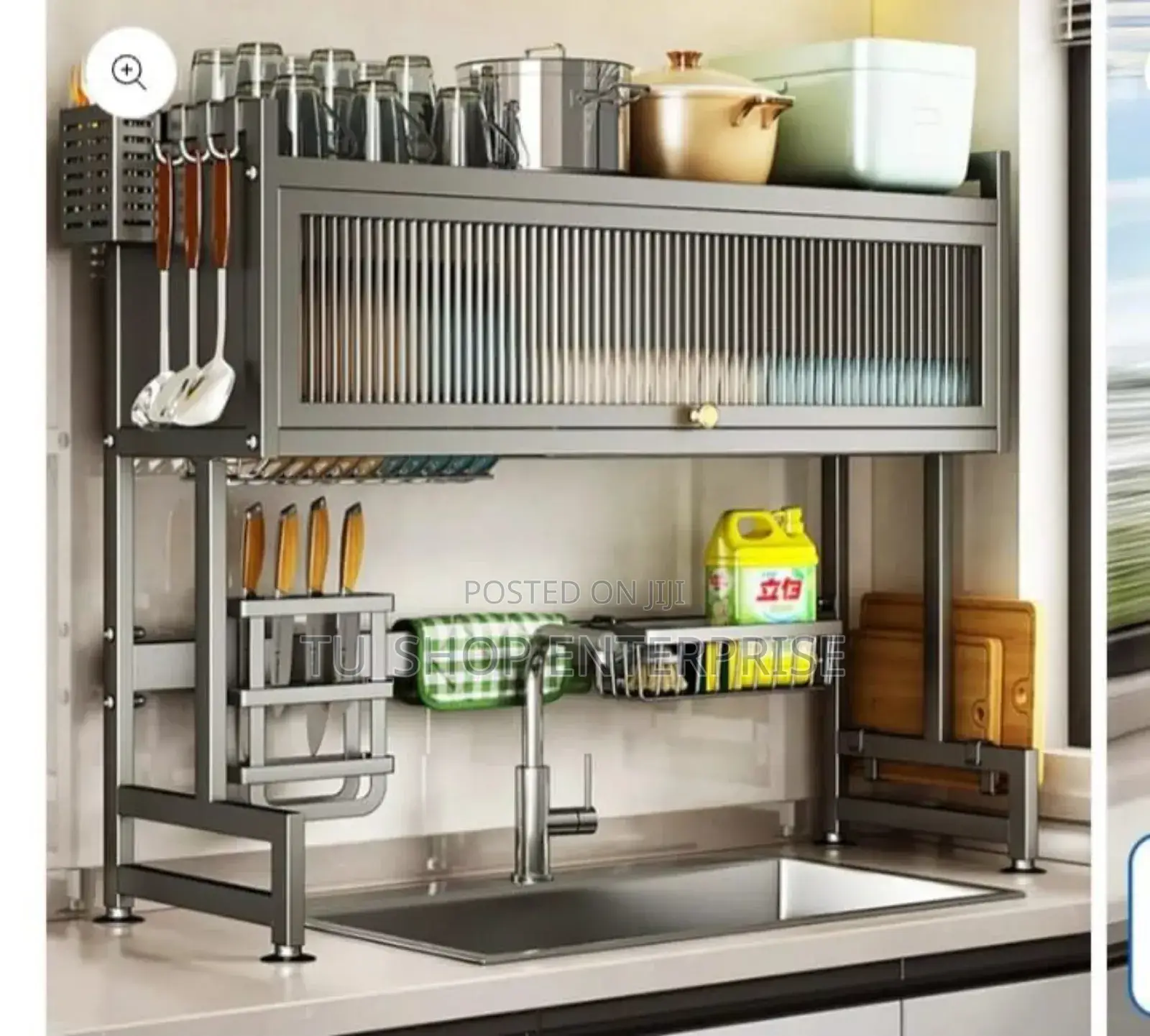Over the Sink Rack! Mirror Over the Sink Rack