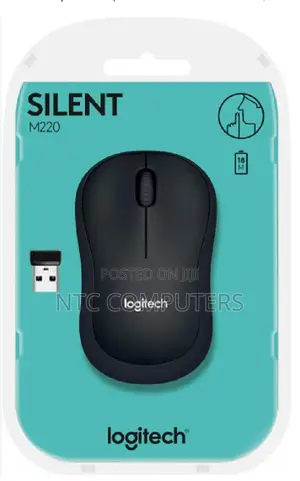 Logitech M220 Wireless Mouse With Silent Clicks
