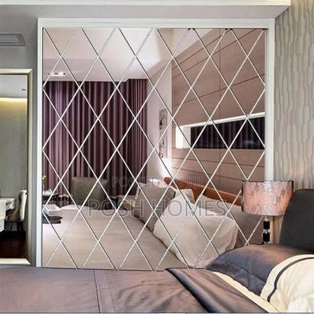 Geometric Diamond Acrylic Mirrors
