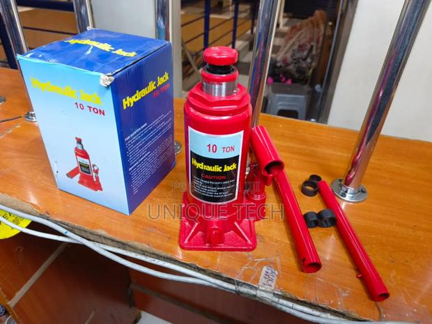 10 Ton Compact Hydraulic Jack – High Lift Range