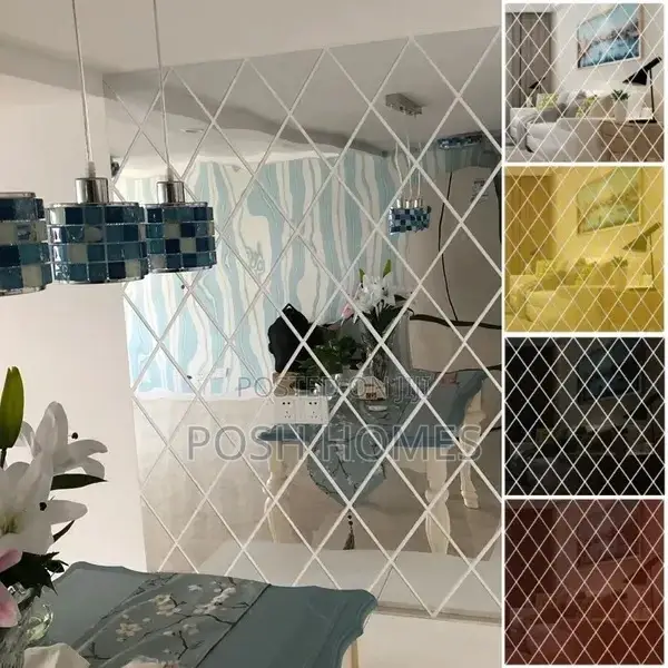 Silver Acrylic Stylish Mirrors