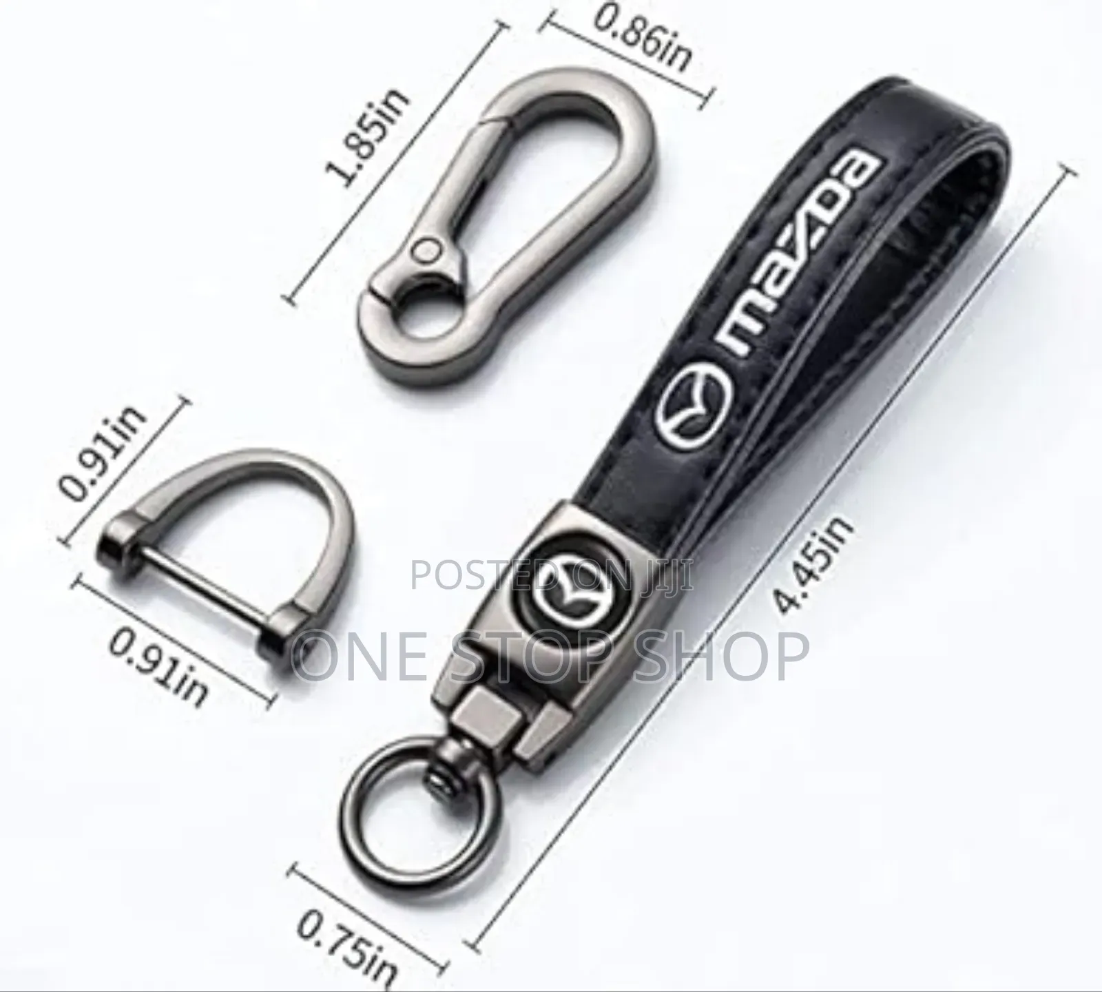 Mazda Leather Strap Key Holder