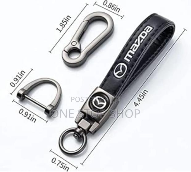 Mazda Leather Strap Key Holder