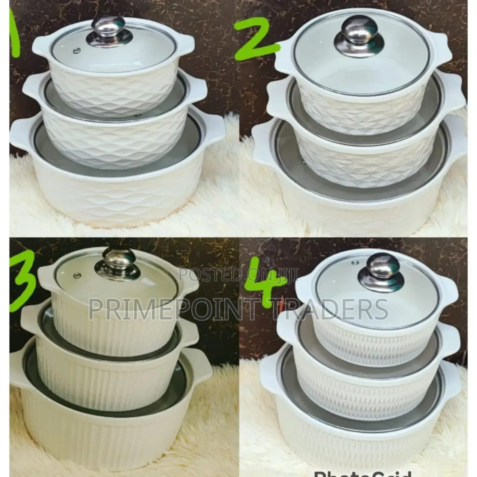 High Quality 3in1 Ceramic Soup Pots✓