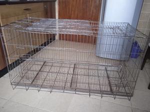 Strong Metal Dog Cage - main view