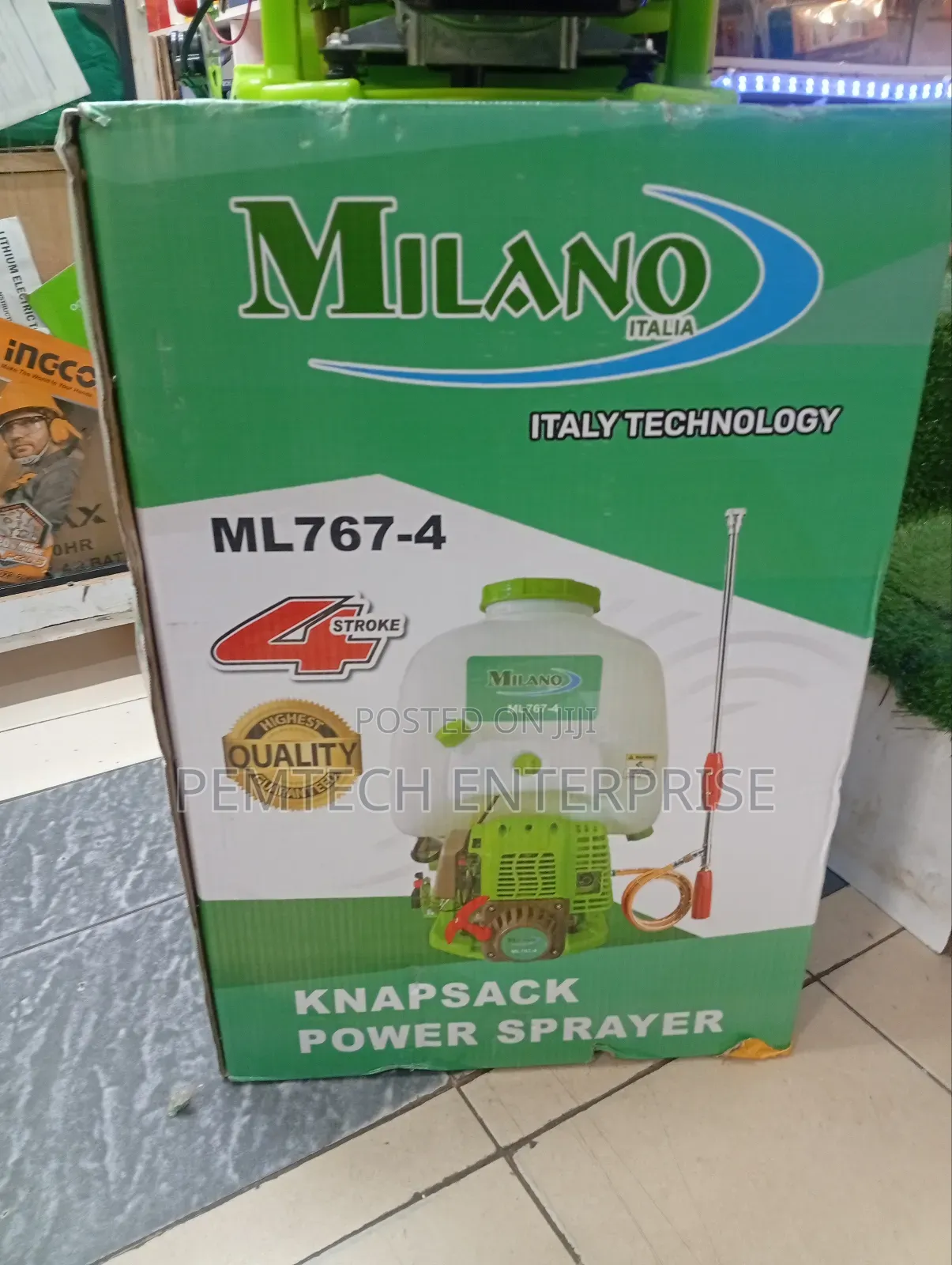 Milano Ml767-4 Knapsack Power Sprayer