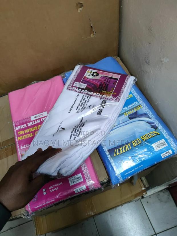 Cotton Hospital Bedsheets - main view