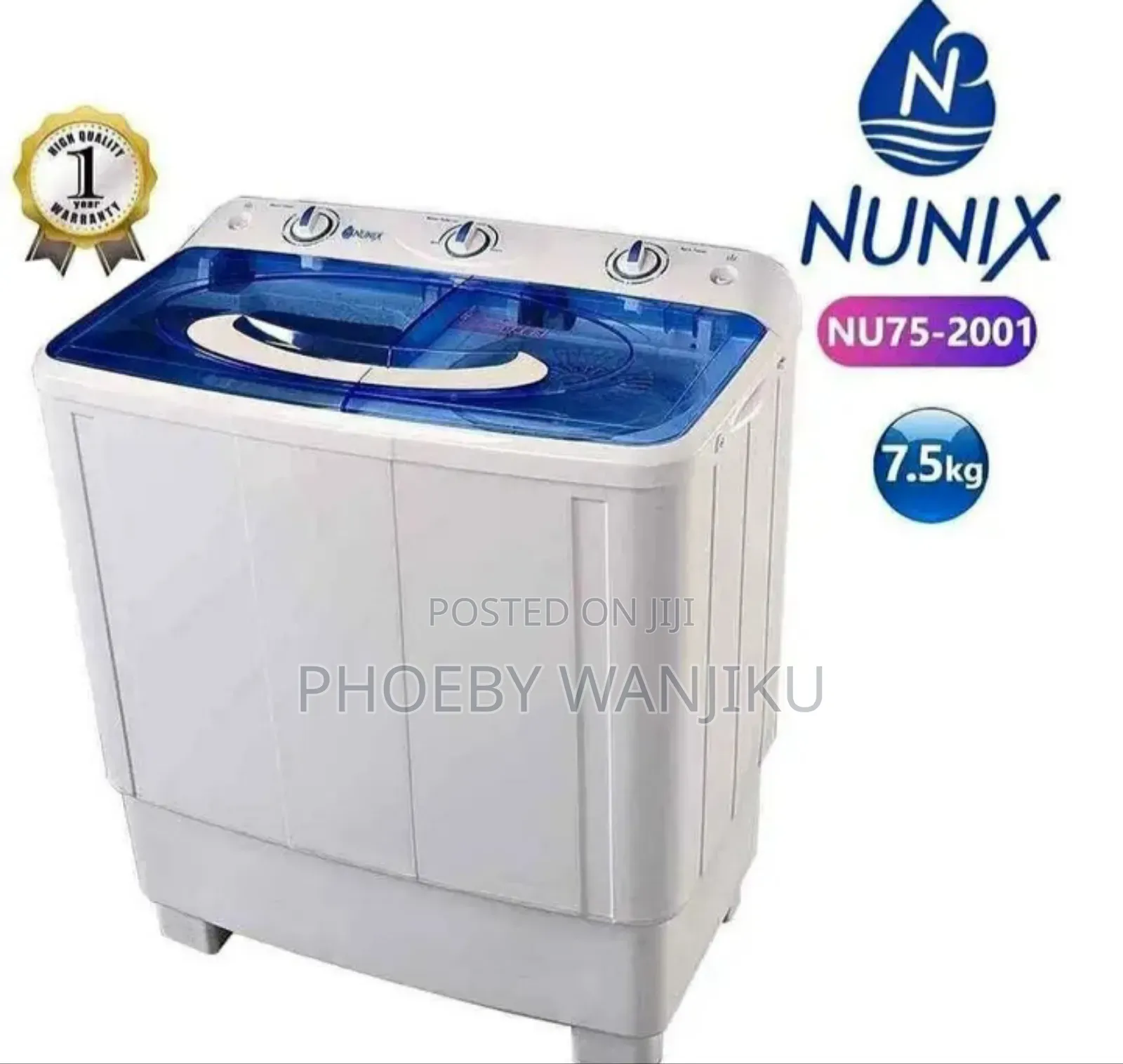 Twintub Nunix Washing Machine
