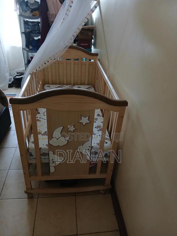 Baby Crib– With Mattress Mosquito Net