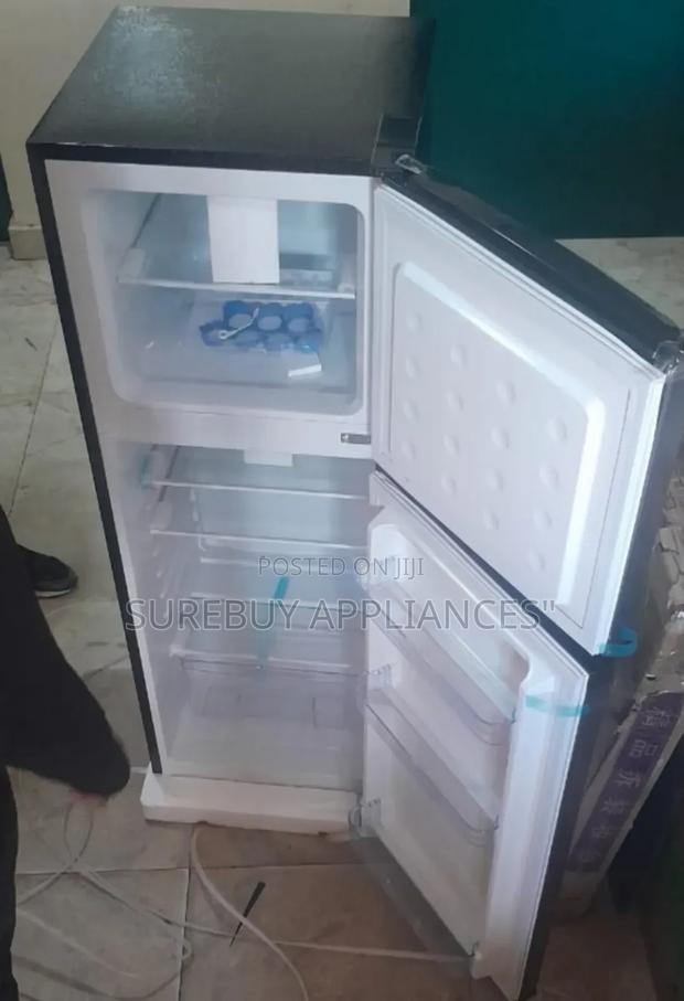Von Double Door Fridge - 138l - Stainless Steel
