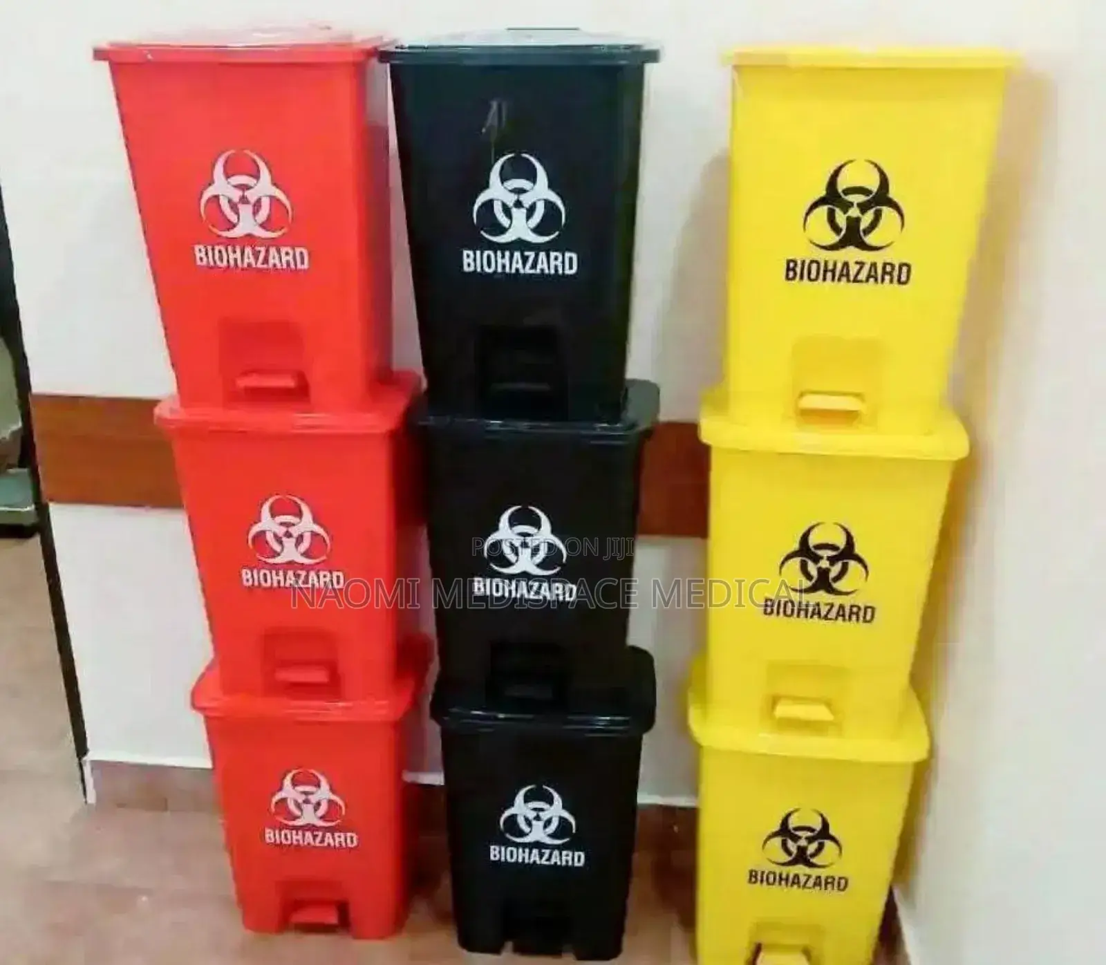 30l Biohazard Pedal Bins