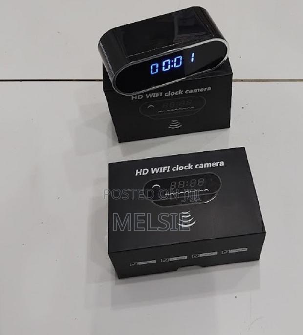 Table Clock Wifi Spy Camera