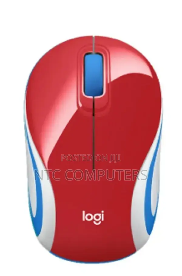 Logitech M187 Wireless Mini Mouse Red