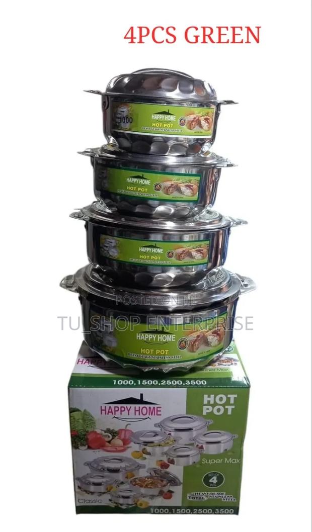 4 PCS Happy Home Stainless Steel Insulated Ho