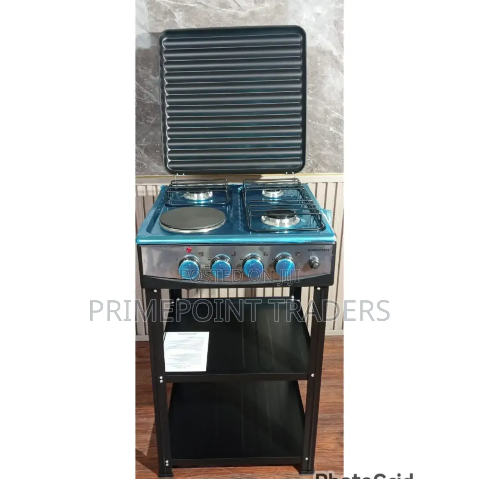 Eurochef 3 Gas +1 Electric Standing Cooker