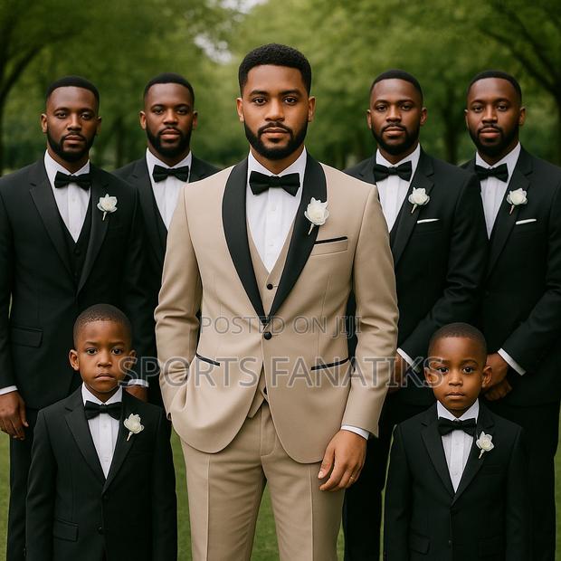 Beige Tuxedo Suits - thumbnail 2