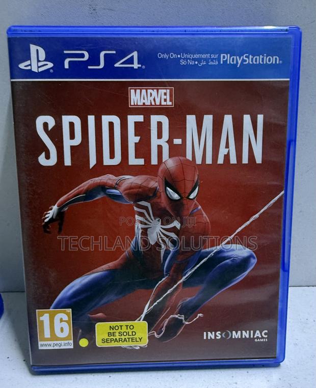 Moderately Used Spiderman Marvel Ps4 Game - main view