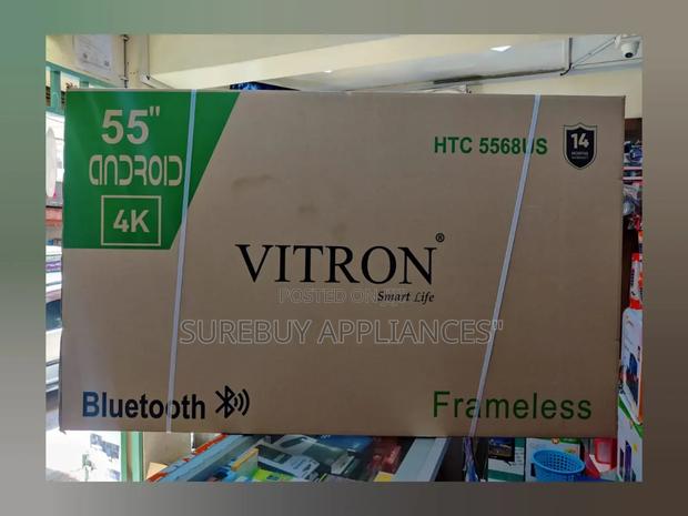 Vitron 55" Inch Frameless Bluetooth, Uhd Android Tv - main view
