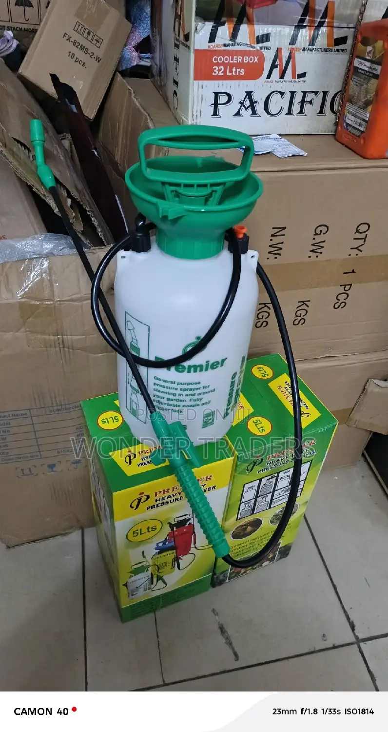 5l Knapsack,Premier Heavy Duty Pressure Sprayer White 5l