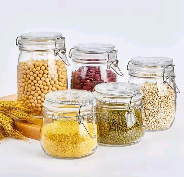 Elegant Glass Airtight Storage Clip Top Jars Now Available*