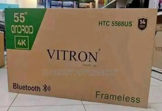 Vitron 55" Inches Ultra Hd Android -Smart Tv ,Youtube