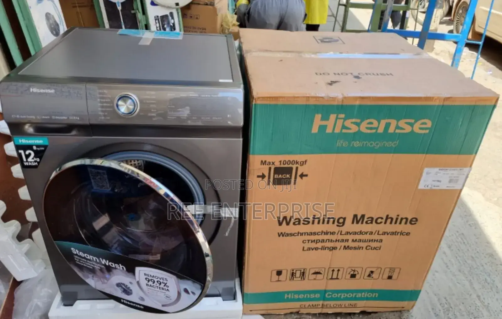 Brand New Hisense Washing Machines 12kg Wash and Spin