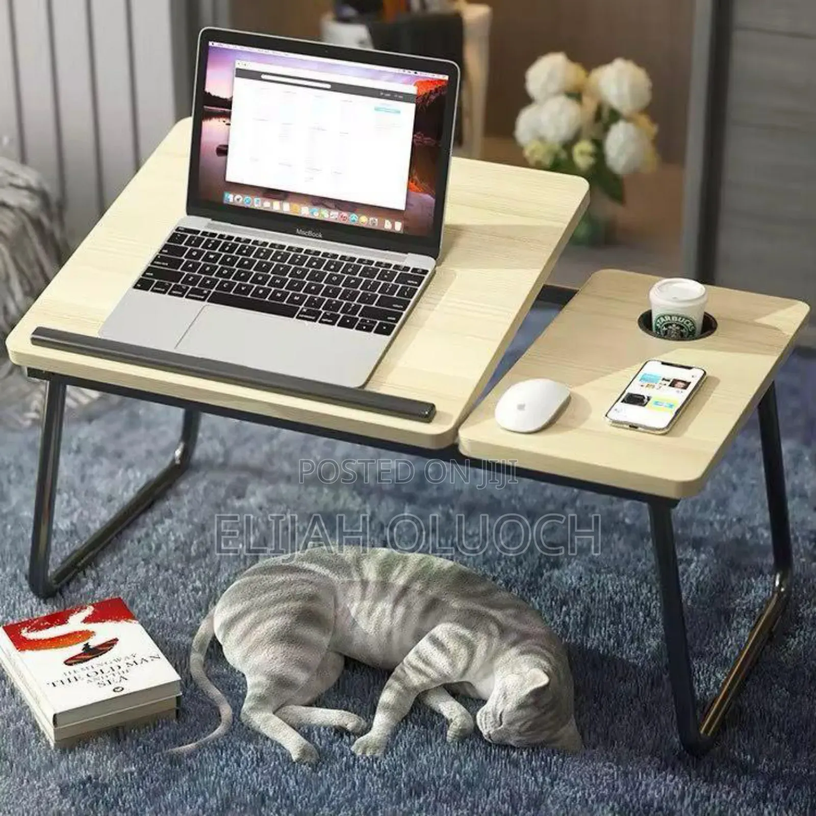 Adjustable Tilting Laptop Folding Table Stand Desk