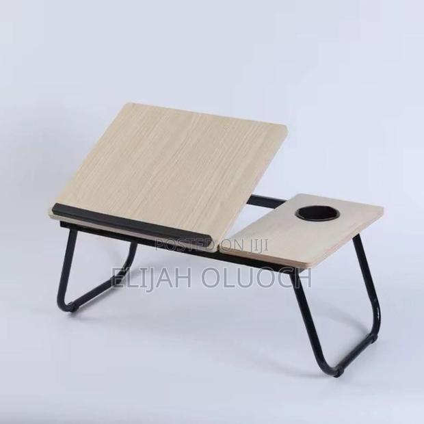 Adjustable Tilting Laptop Folding Table Stand Desk - thumbnail 4