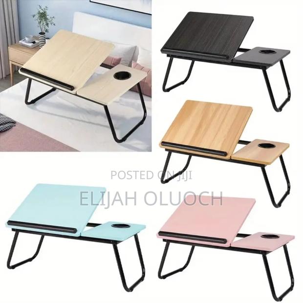 Adjustable Tilting Laptop Folding Table Stand Desk - thumbnail 5