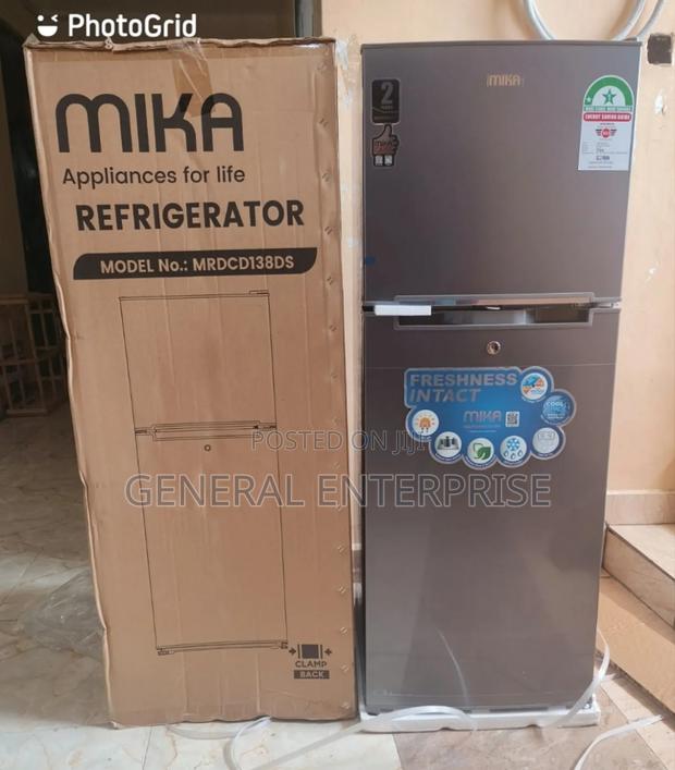 Mika Fridge Double Door 138litres