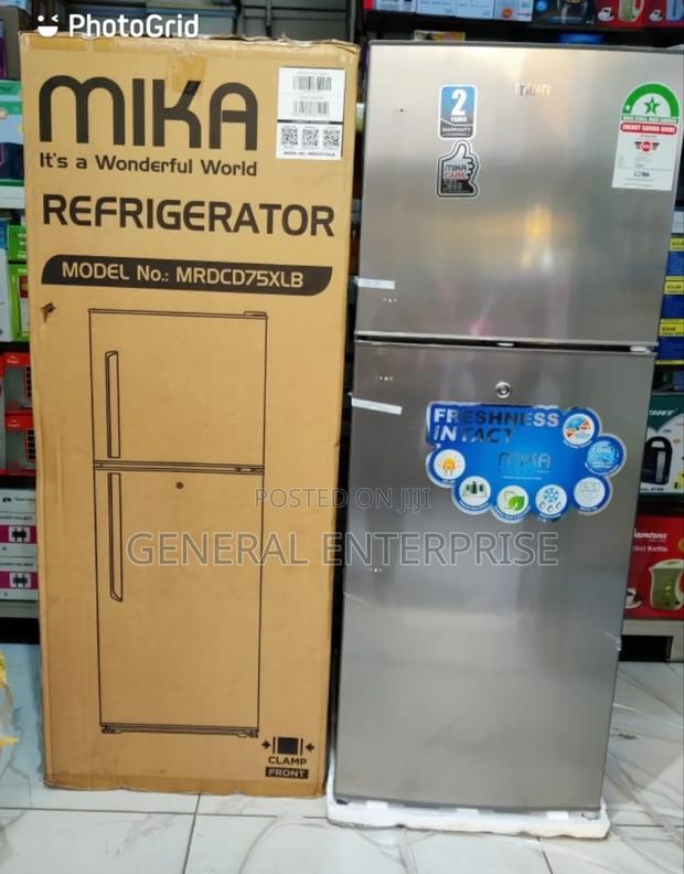 Mika 138litres Double Door Refrigerator
