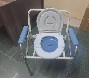 Wide Stainless Steel Commode