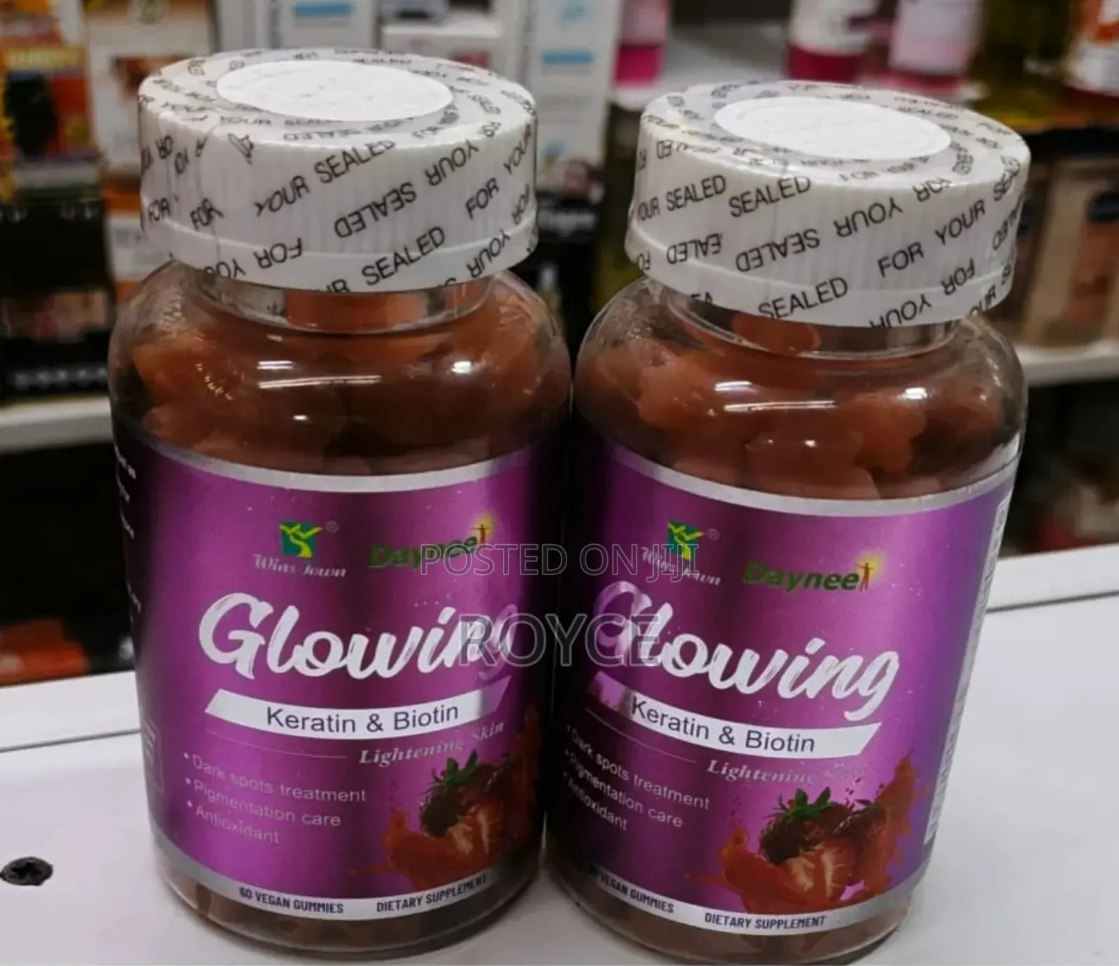 Glowing Keratin Biotin Gummies