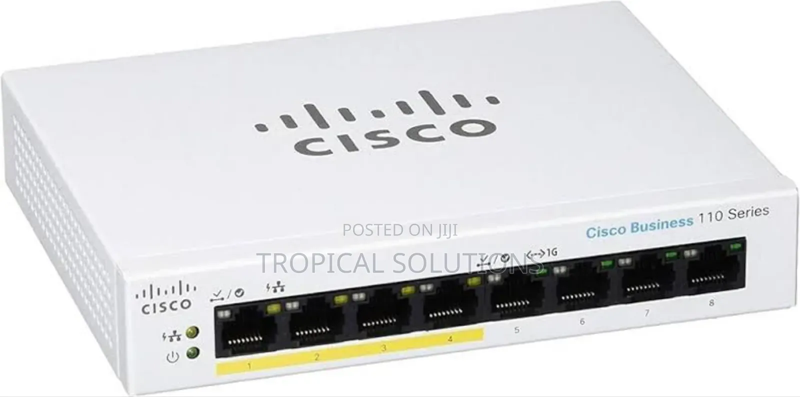 Cisco Cbs110-8t-D-Uk Unmanaged 8-Port Gigabit Switch Non-Poe