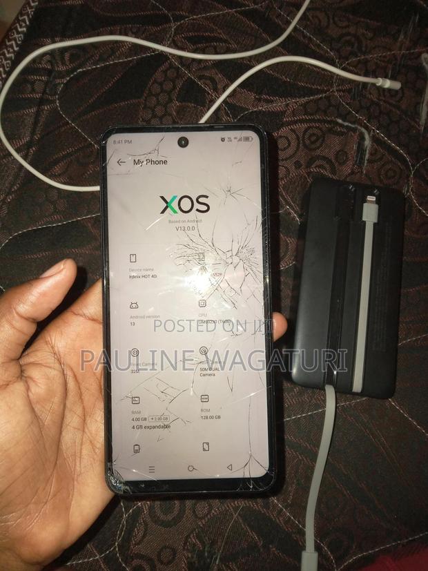 Infinix Hot 40i 128 GB Black - main view