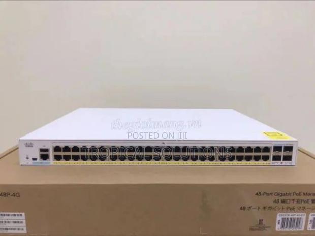 Cisco Cbs350-48p-4g 48-Port Gigabit Poe Managed Switch